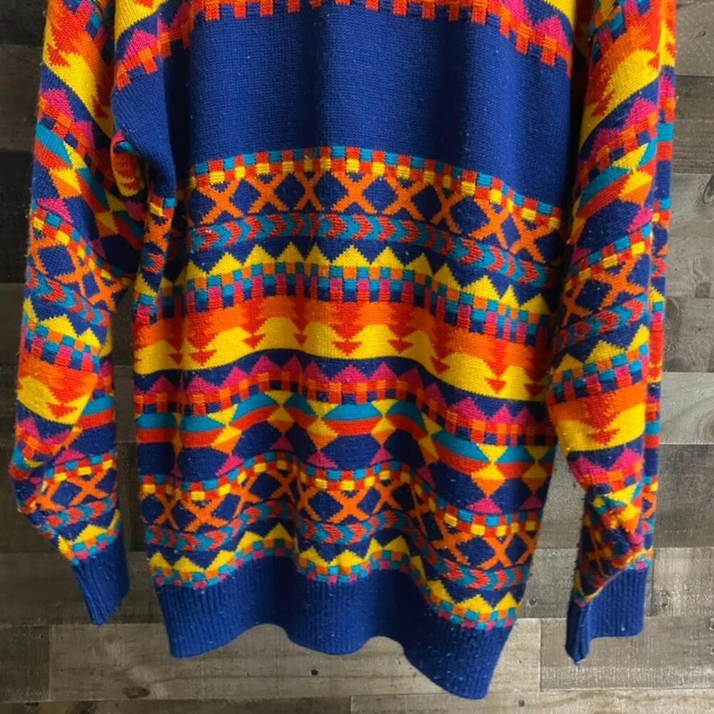 The Sweater Shop United Kingdom Scotland Esccose Men's Sweater Multi Sz L/XL - Picture 9 of 9